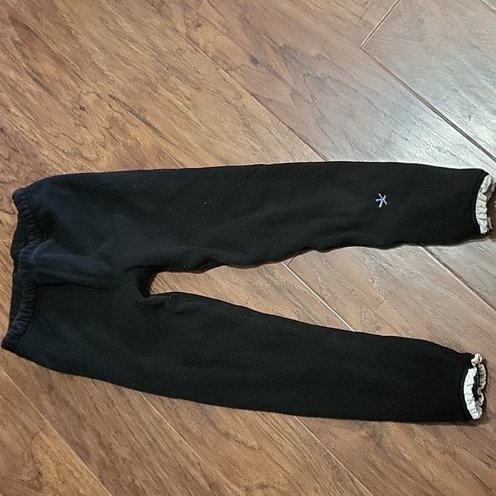 SET OF 3 Girls size 7 thick fleece lined leggings